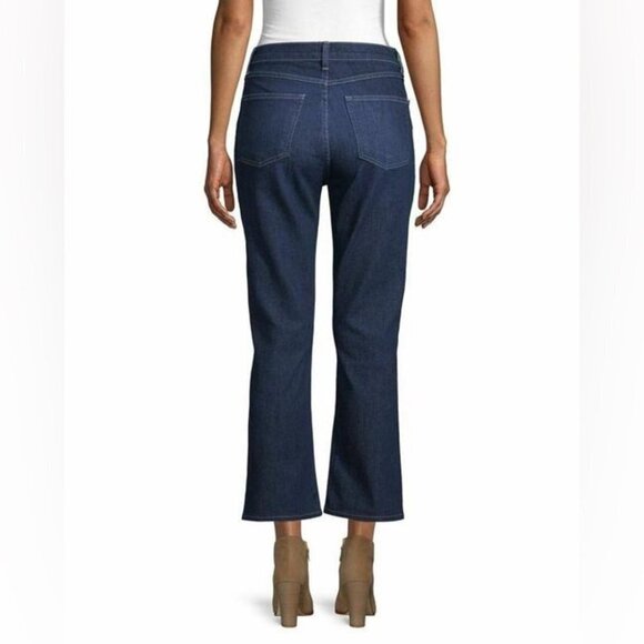 3x1 Susan Crop Mini Boot Cut Dark Wash - Picture 2 of 9